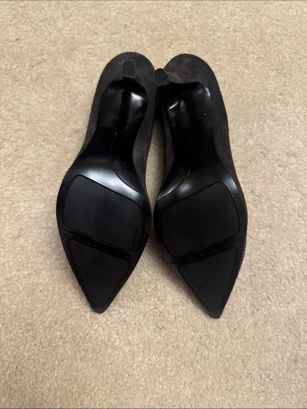 Nine West Charcoal Suede Pointed Toe Pumps